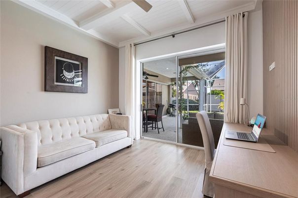 Home Office, Interior, Wood Texture Flooring
