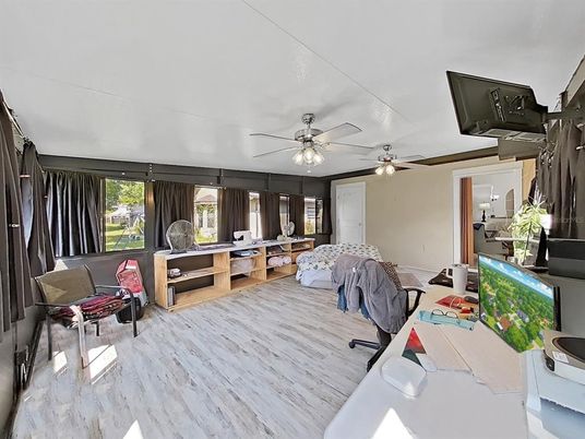 Bedroom, Interior, Wood Texture Flooring