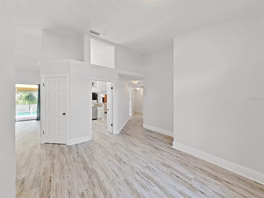 Empty room, Interior, Kitchen, Wood Texture Flooring