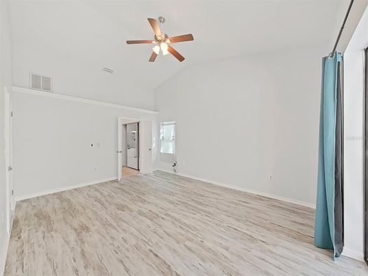 Empty room, Interior, Wood Texture Flooring