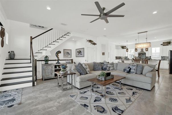Chandelier, Dining room, Interior, Kitchen, Living room, Pendant Lights, Recessed Lighting
