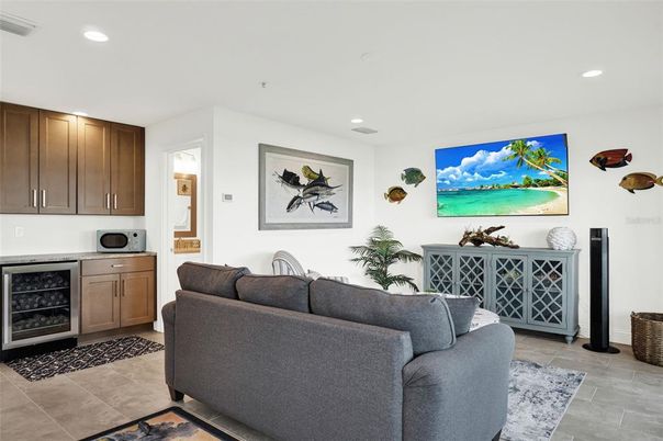 Interior, Living room, Recessed Lighting