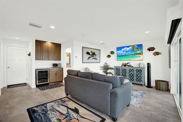Interior, Living room, Recessed Lighting