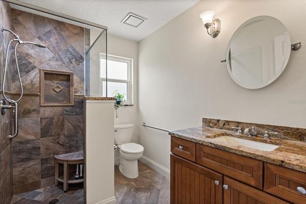 Bathroom, Glass Shower, Interior