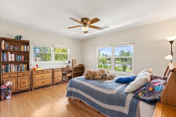 Bedroom, Interior, Wood Texture Flooring