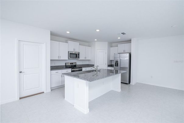 Interior, Kitchen, Recessed Lighting, Stainless Steel Appliances