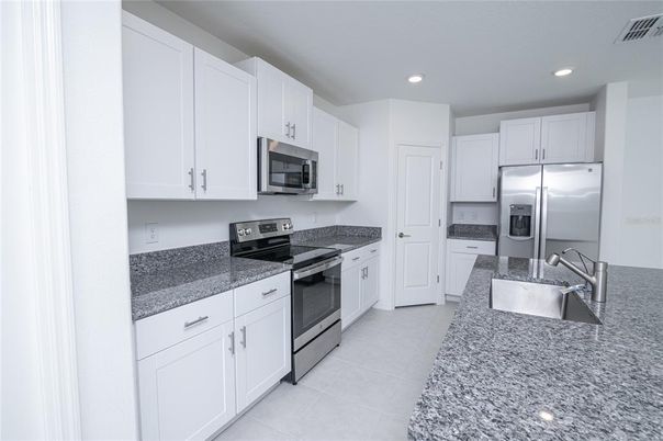 Interior, Kitchen, Recessed Lighting, Stainless Steel Appliances