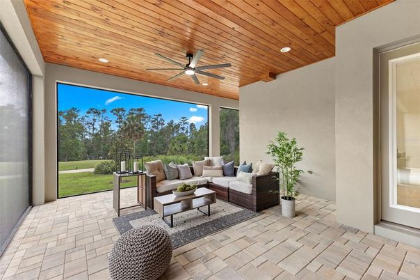 Interior, Living room, Recessed Lighting, Wooden Ceilings