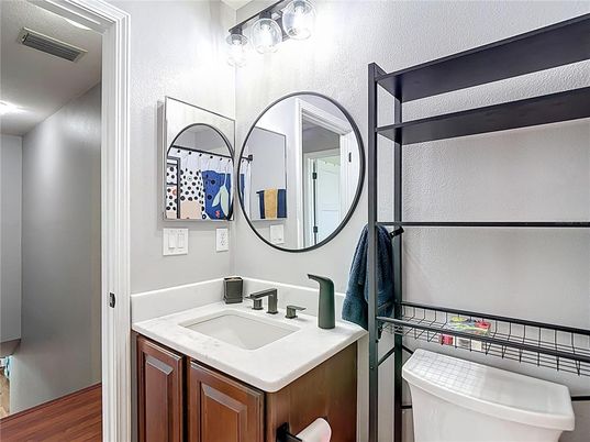 Bathroom, Interior, Wood Texture Flooring