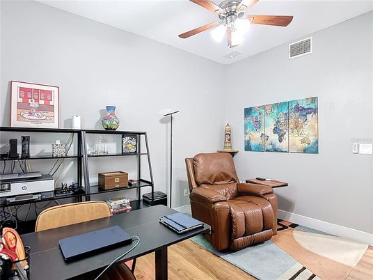Home Office, Interior, Wood Texture Flooring