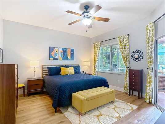 Bedroom, Interior, Wood Texture Flooring