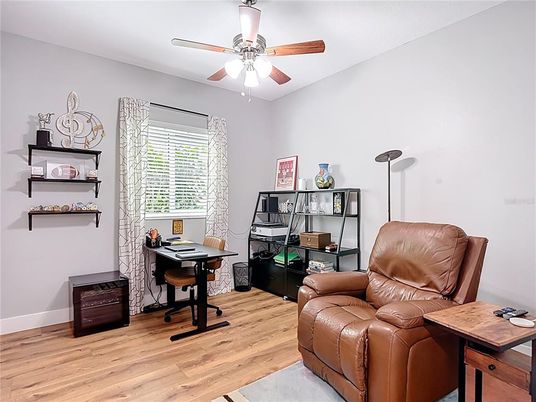 Home Office, Interior, Wood Texture Flooring