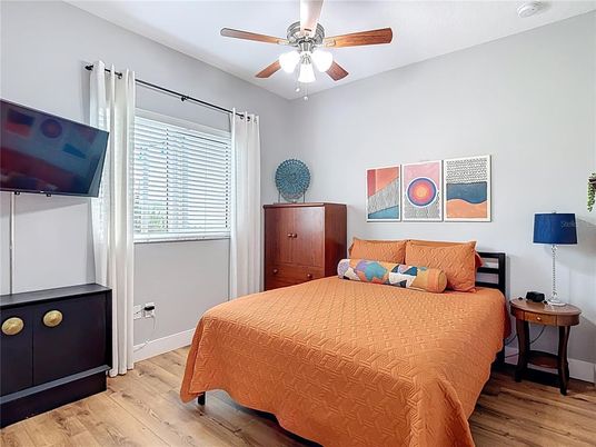 Bedroom, Interior, Wood Texture Flooring