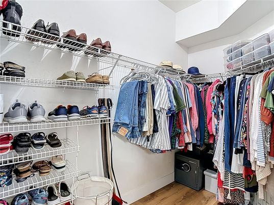 Interior, Walk-in Closets, Wood Texture Flooring