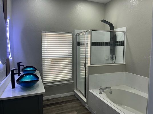 Bathroom, Interior, Wood Texture Flooring