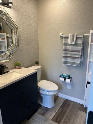 Bathroom, Interior, Wood Texture Flooring