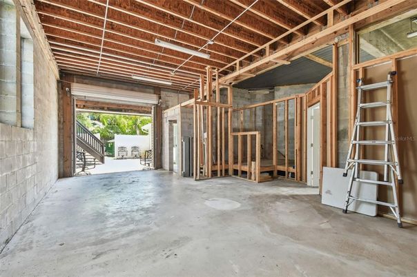 Interior, Stone Walls, Wooden Beams