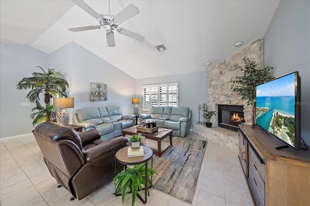 Fireplace, Interior, Living room, Stone Walls