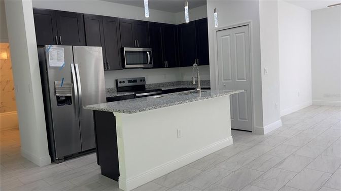 Interior, Kitchen, Marble, Stainless Steel Appliances