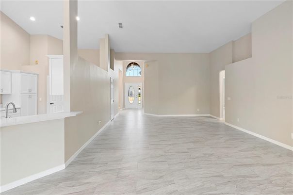 Interior, Marble, Recessed Lighting