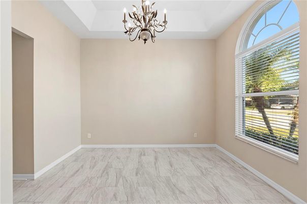 Chandelier, Empty room, Interior, Marble