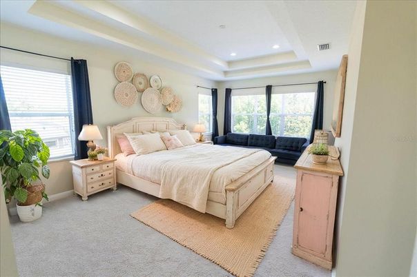 Bedroom, Interior, Recessed Lighting