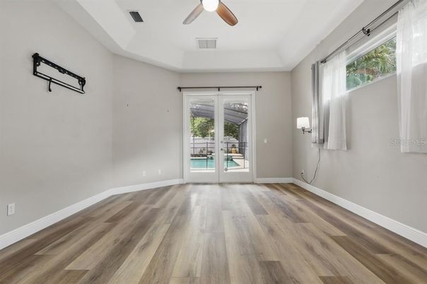 Empty room, Interior, Wood Texture Flooring
