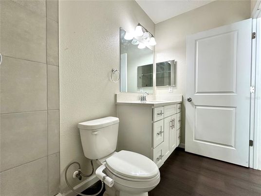 Bathroom, Interior, Wood Texture Flooring