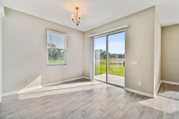 Chandelier, Empty room, Interior, Wood Texture Flooring