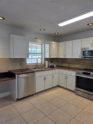 Interior, Kitchen, Recessed Lighting, Stainless Steel Appliances
