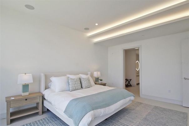 Bedroom, Interior, Recessed Lighting