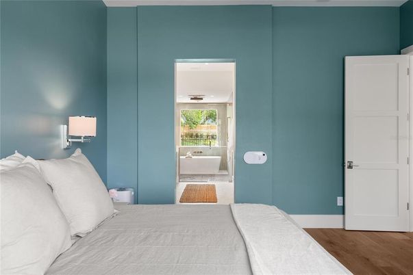 Bedroom, Interior, Wood Texture Flooring