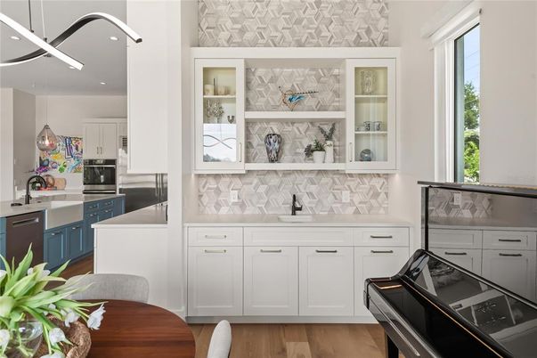Interior, Kitchen, Piano, Wood Texture Flooring
