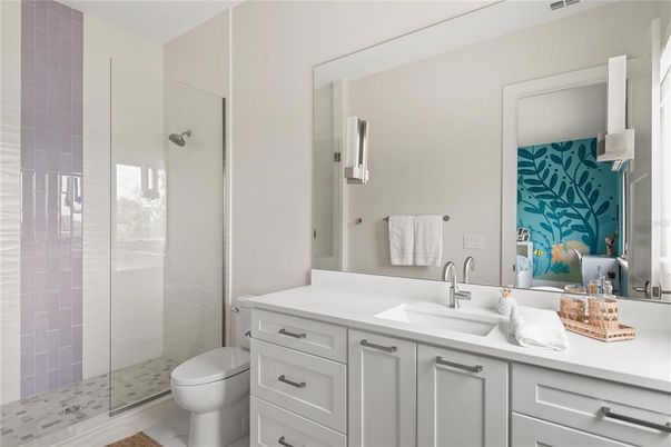 Bathroom, Glass Shower, Interior