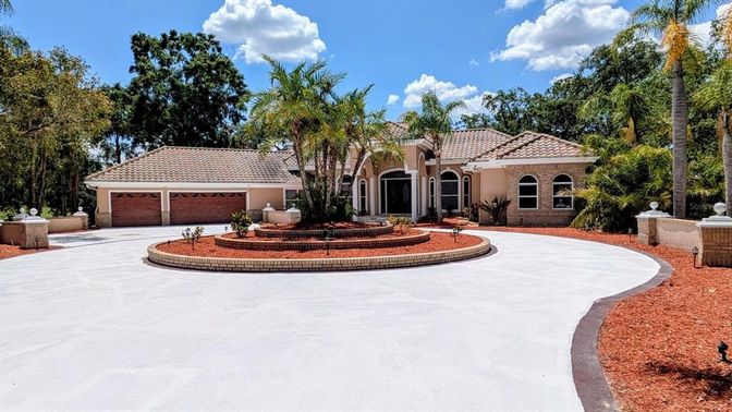 Attached, Backyard, Exterior, Facade, Mediterranean