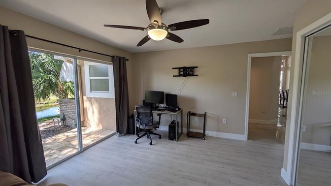 Home Office, Interior, Wood Texture Flooring