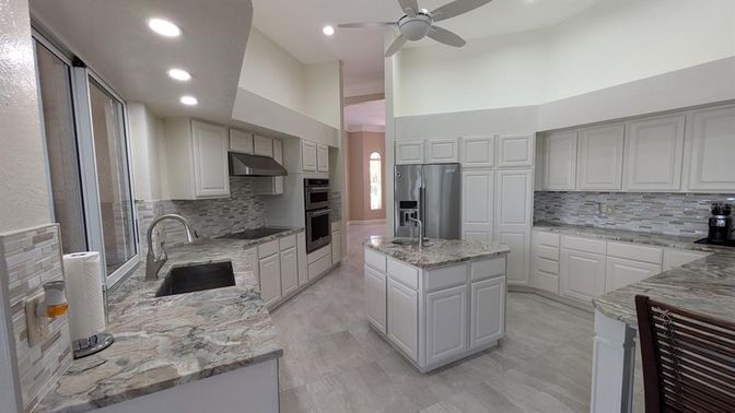 Interior, Kitchen, Recessed Lighting, Stainless Steel Appliances