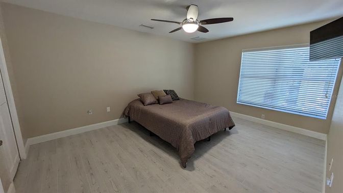 Bedroom, Interior, Wood Texture Flooring
