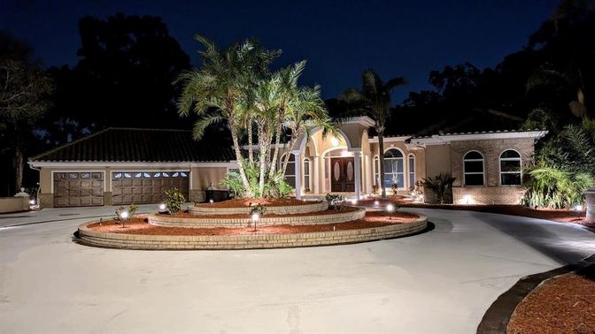 Attached, Backyard, Detached Garage, Exterior, Facade, Mediterranean