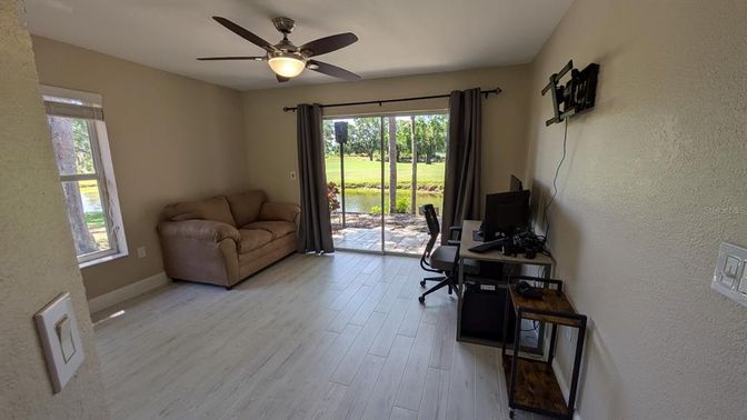 Home Office, Interior, Wood Texture Flooring
