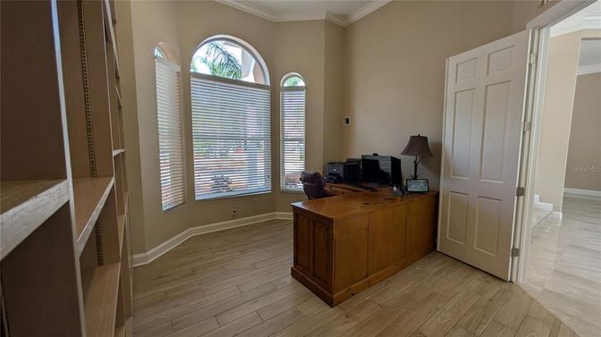 Home Office, Interior, Wood Texture Flooring