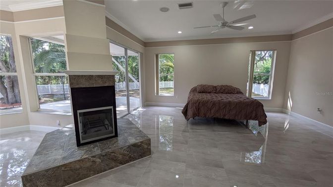 Fireplace, Interior, Recessed Lighting