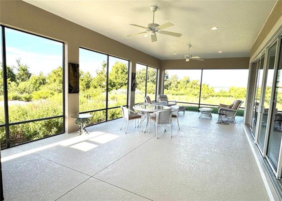Dining room, Interior, Recessed Lighting, Sun Room