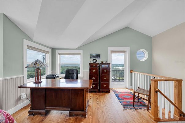 Home Office, Interior, Wood Texture Flooring