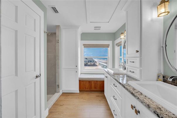 Bathroom, Interior, Wood Texture Flooring