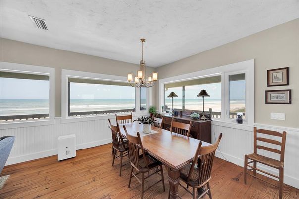 Chandelier, Dining room, Interior, Water, Wood Texture Flooring