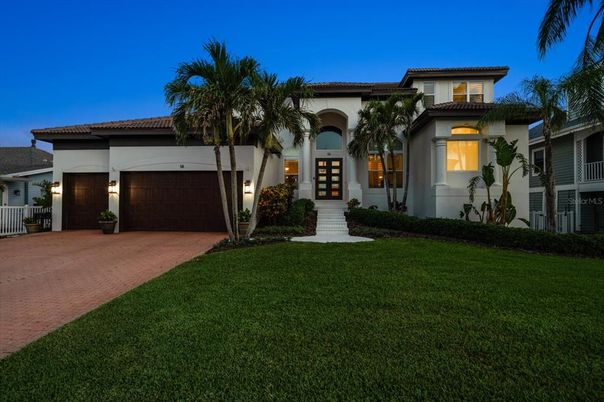 Attached, Backyard, Exterior, Facade, Mediterranean