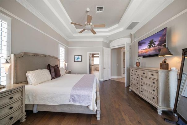Bedroom, Interior, Wood Texture Flooring