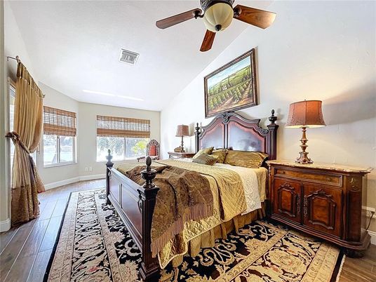 Bedroom, Interior, Wood Texture Flooring