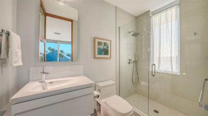 Bathroom, Glass Shower, Interior
